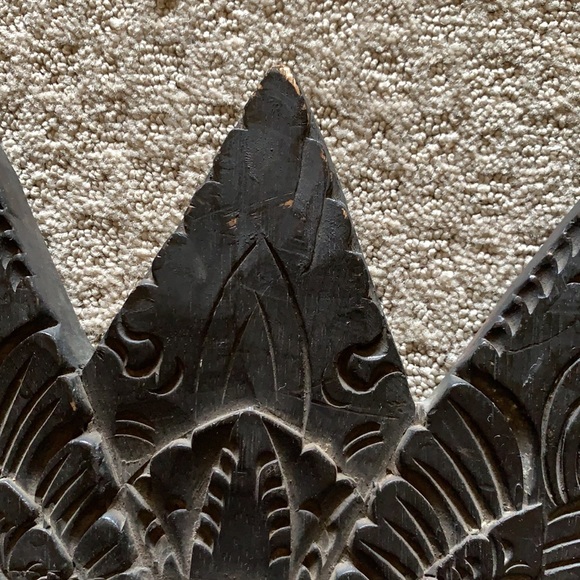 Wooden face carving 15.5”L x 9.5” W - Picture 6 of 9